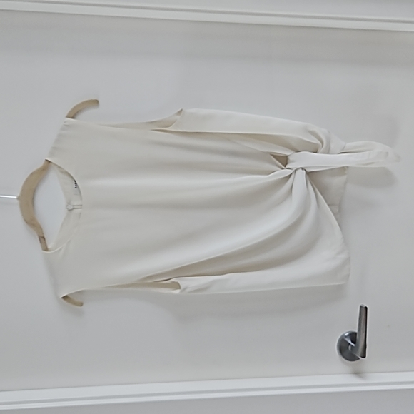 Aritzia Babaton Hopkins White Sleeveless Tank Blouse Medium - Picture 2 of 8